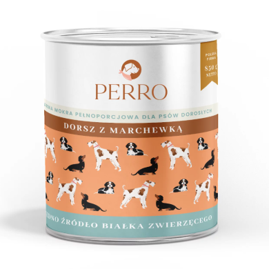 Perro dorsz z marchewką 850g